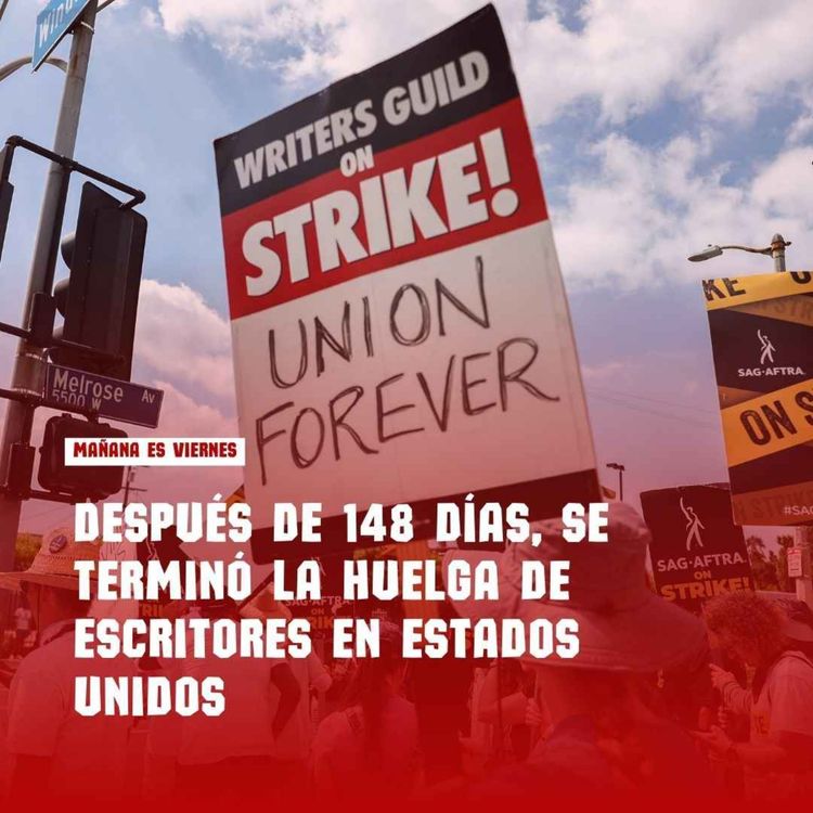 cover art for Se terminó la huelga de escritores de Estados Unidos después de 148 días