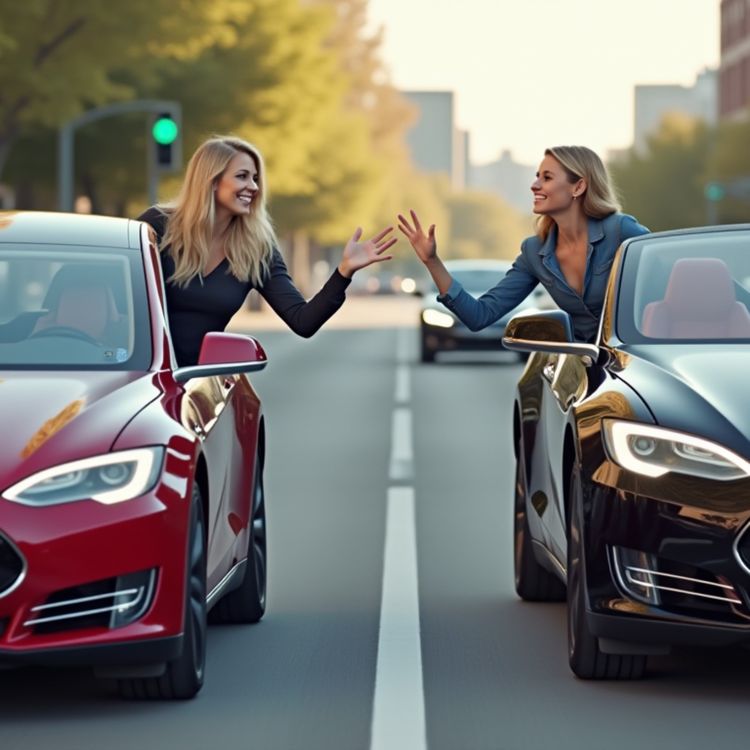 cover art for Why Tesla Owners Wave at Each Other And Why It Makes Elon Richer? 🤔