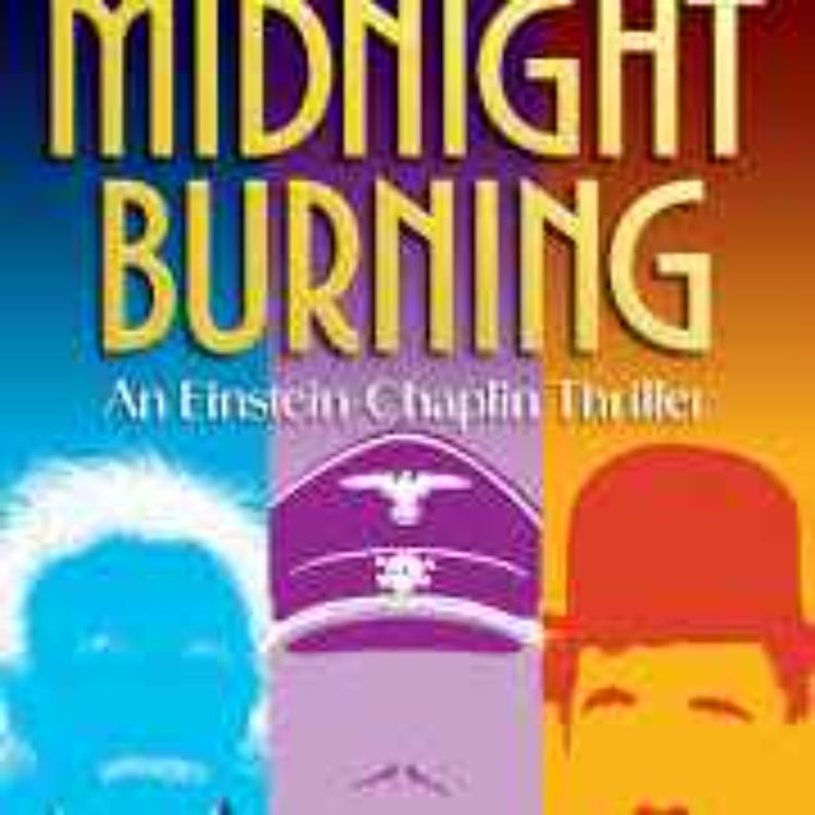 cover art for Paul Levine - Midnight Burning : An Einstein Chaplin Thriller