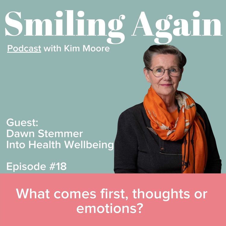 cover art for #18 What comes first, thoughts or feelings?