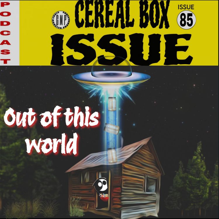 cover art for Issue 85. Out of this world.