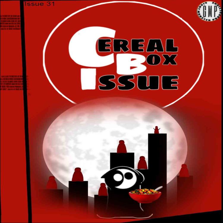 cover art for Issue 31. Under the red hood moon.