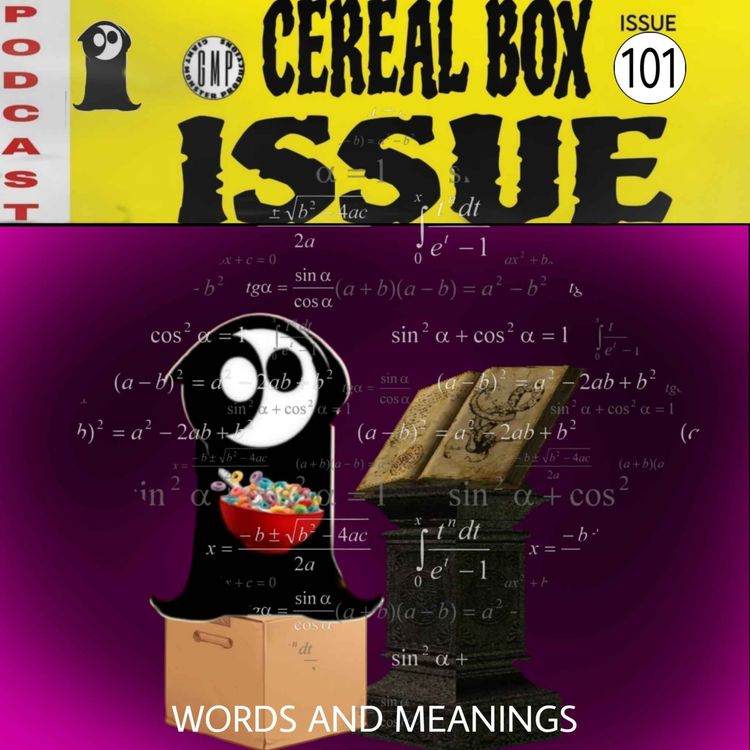 cover art for Issue 101. Word & meaning.