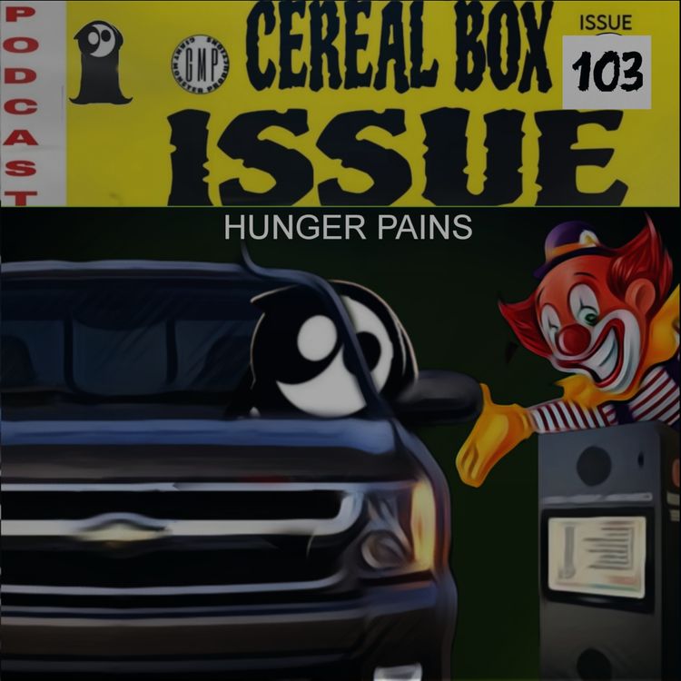 cover art for Issue 103. Hunger pains