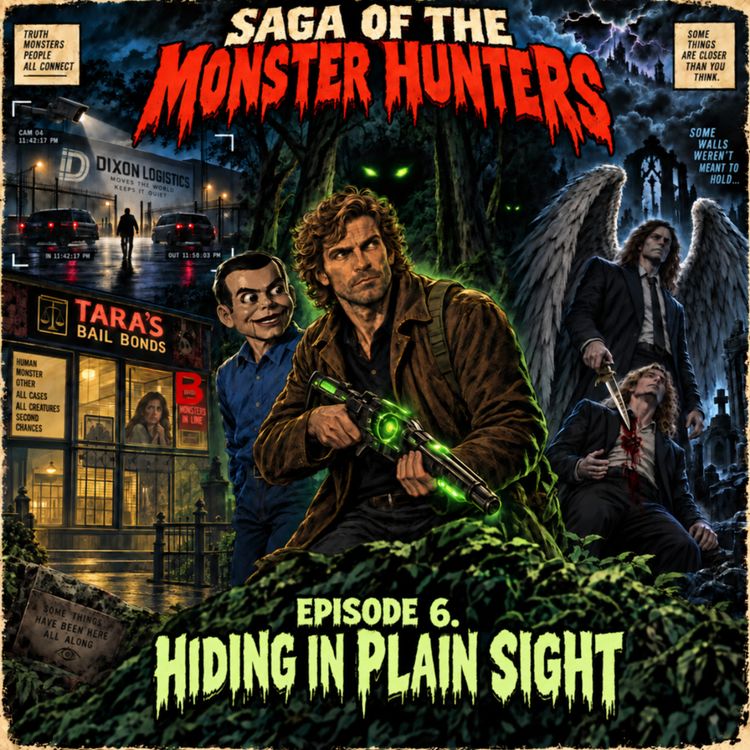 cover art for Season 2. Episode 6. Hiding in plain sight.