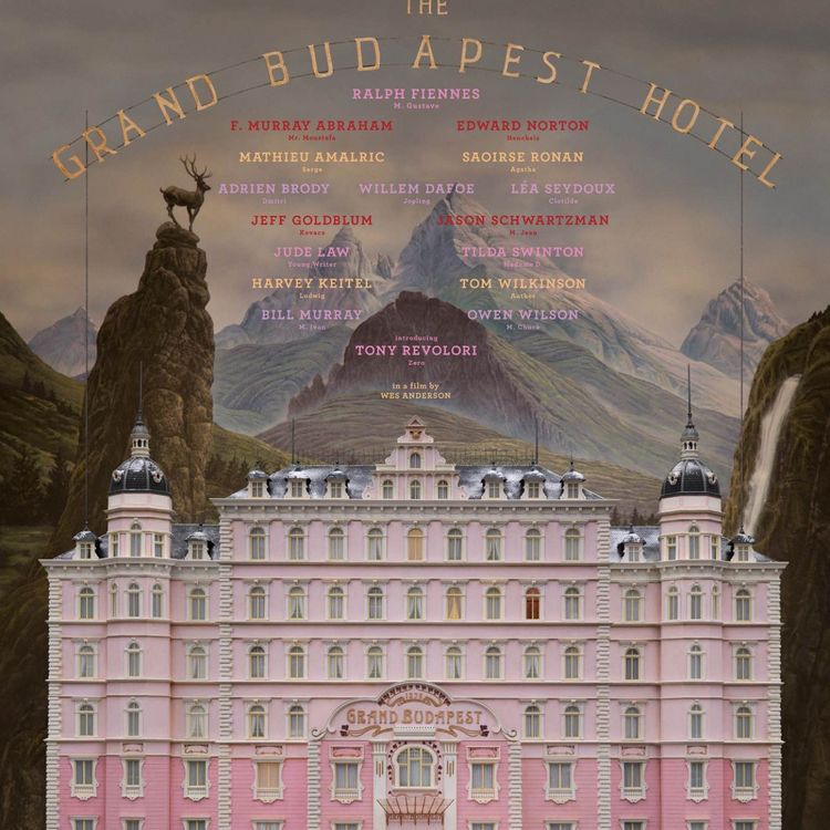 cover art for Episode 123: Wes Anderson, Take 8: Intrigue, Murder, and Love in the Life of a Hotel Concierge