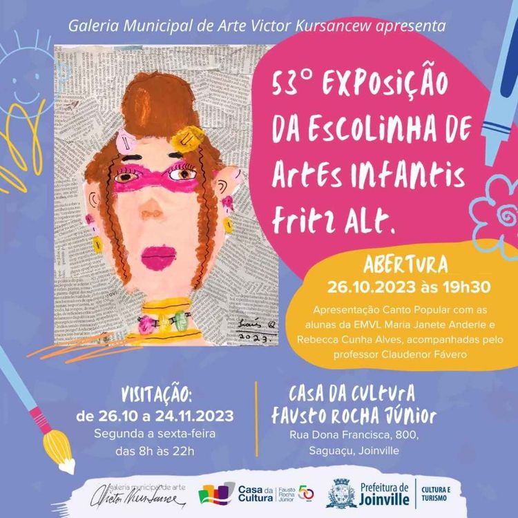 cover art for PAPO EM DIA - Últimos dias da 53ª Exposição da Escolinha de Artes Fritz Alt