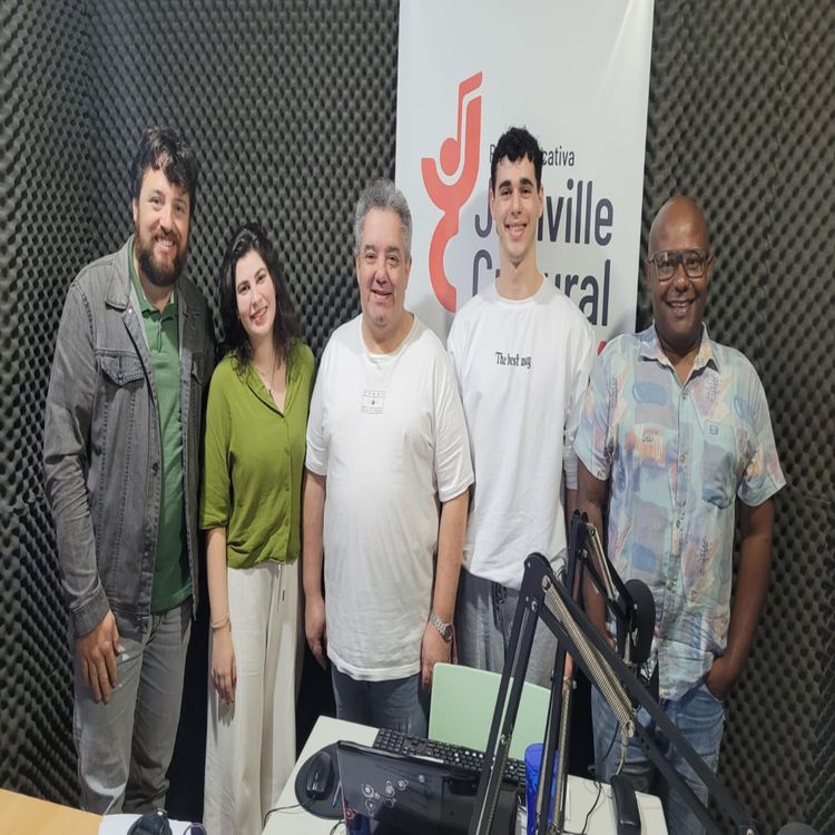 cover art for PAPO EM DIA - Rodrigo Domingos e os artistas Mijael e Larissa Halfen falam da exposição Caminhos - Jovens Artistas Joinvilenses