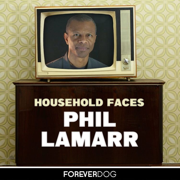 cover art for Phil Lamarr (Futurama; Pulp Fiction)