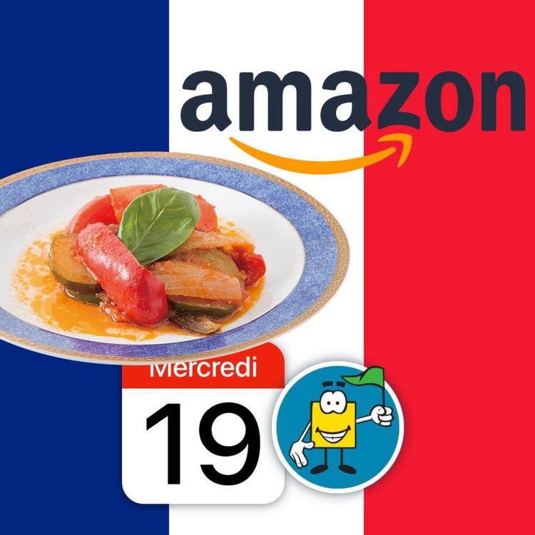cover art for Sortie de veille (19/04) : Amazon sert une ratatouille aux Français / Bornes de recharge publiques : comment se protéger ?