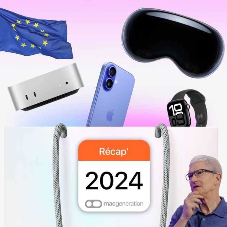 cover art for Le récap’ de l’année 2024 exceptionnelle d’Apple