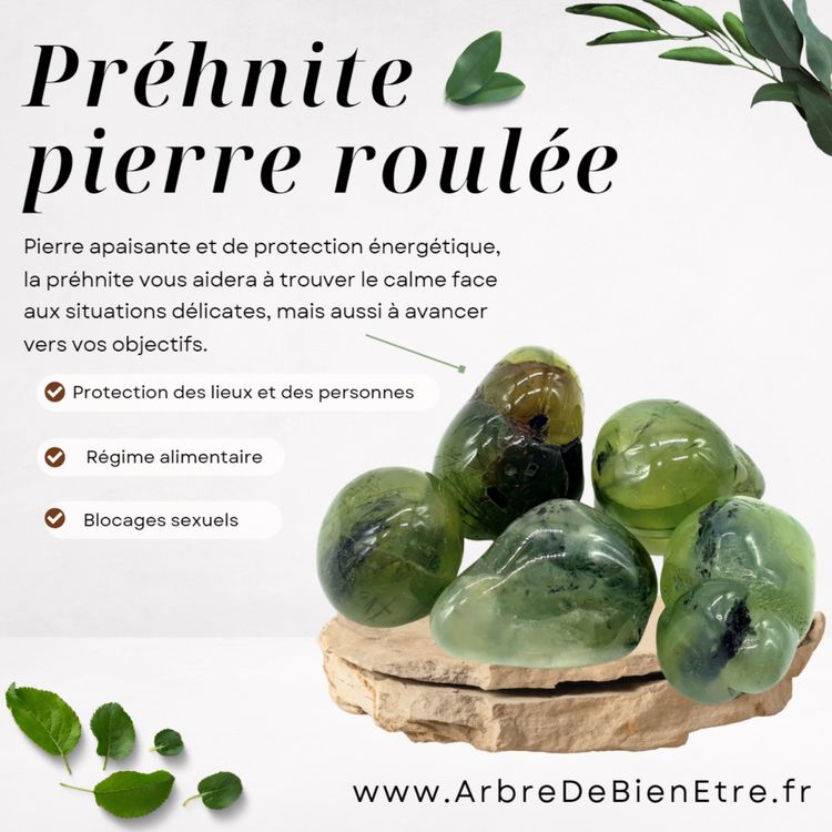 cover art for Lithothérapie, la préhnite les bienfaits et les vertus de cette pierre de lithothérapie