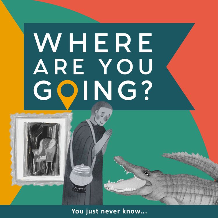cover art for Selling art and swimming with crocodiles 