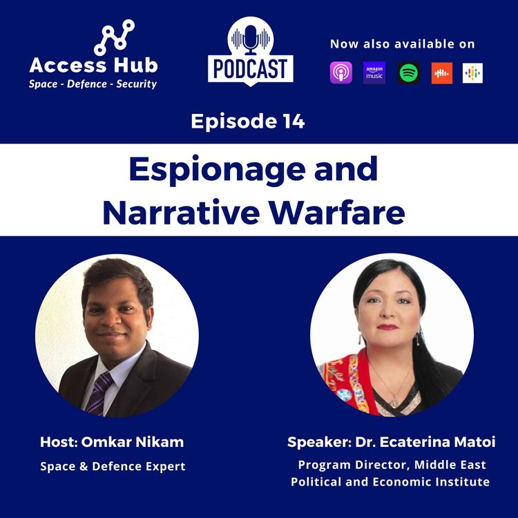 cover art for Ep.14 Espionage and Narrative Warfare | Dr. Ecaterina Matoi
