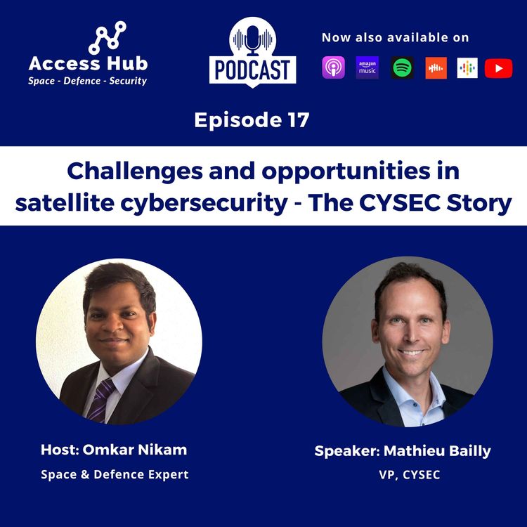 cover art for Ep.17 Challenges and opportunities in satellite cybersecurity - The CYSEC Story | Mathieu Bailly