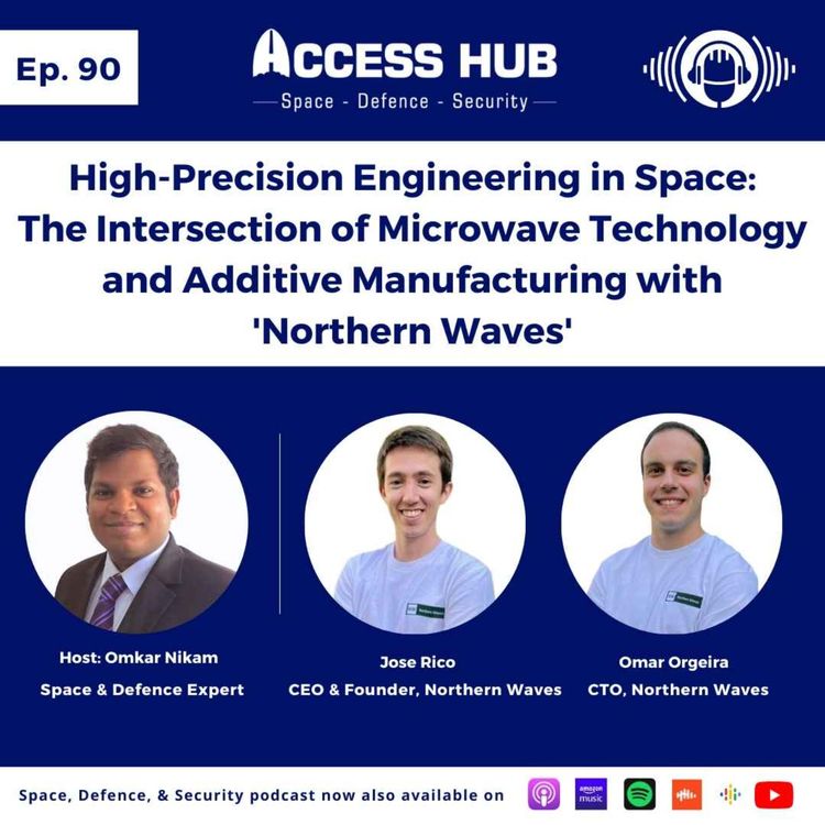 cover art for Ep.90 High-Precision Engineering for Space: The Intersection of Microwave Technology and Additive Manufacturing with 'Northern Waves'