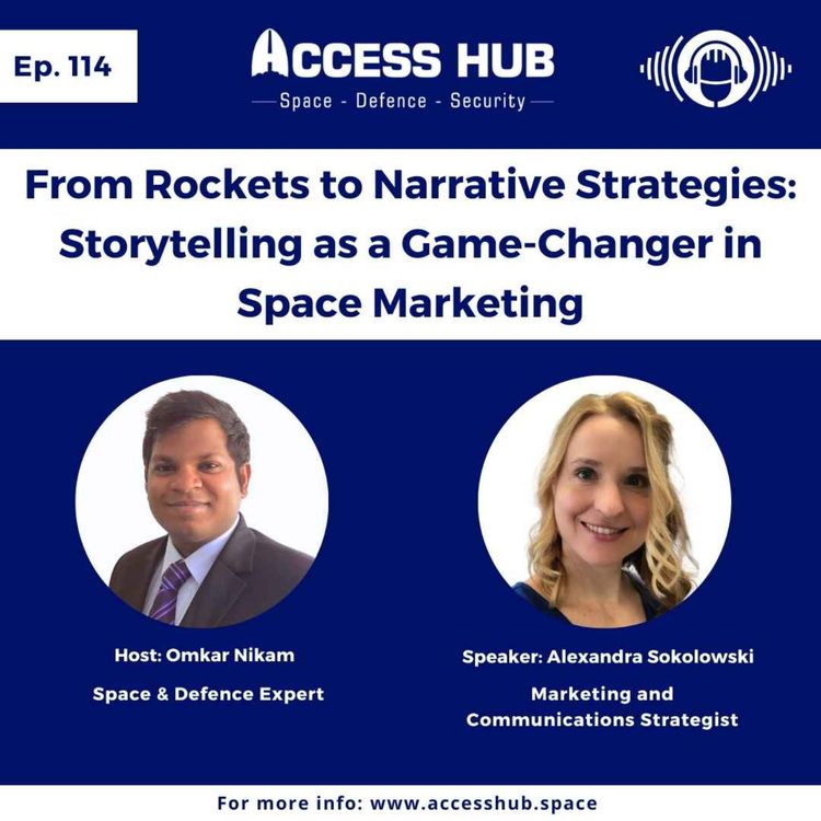 cover art for Ep.114 From Rockets to Narrative Strategies: Storytelling as a Game-Changer in Space Marketing
