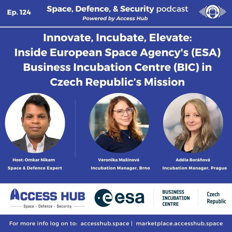 cover art for Ep.124 Innovate, Incubate, Elevate: Inside European Space Agency's (ESA) Business Incubation Centre (BIC) in Czech Republic’s Mission