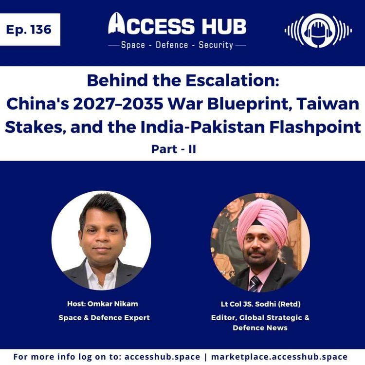 cover art for Ep.136 Behind the Escalation: China's 2027–2035 War Blueprint, Taiwan Stakes, and the India-Pakistan Flashpoint - Part-II | Lt Col JS Sodhi (Rtd)