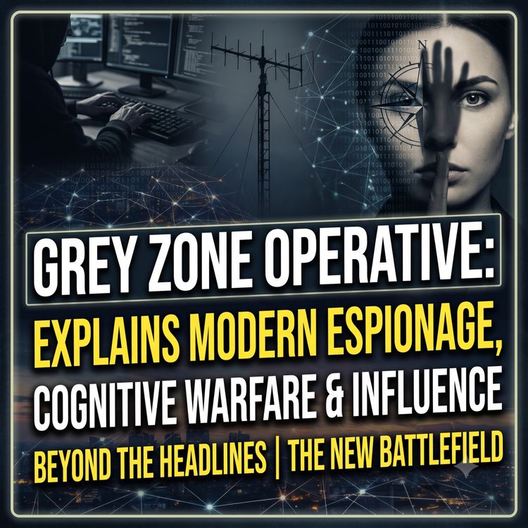 cover art for Ep.157 Former Grey Zone Operative Explains Modern Espionage, Influence & Cognitive Warfare | Oriane Cohen