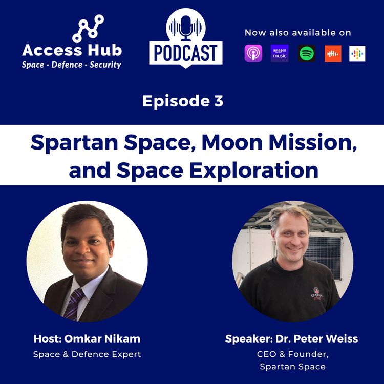 cover art for Ep.3 Spartan Space, Moon Mission, and Space Exploration | Dr. Peter Weiss, CEO & Founder of Spartan Space