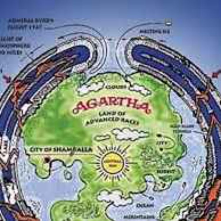 cover art for Agharta - en mytisk underjordisk värld