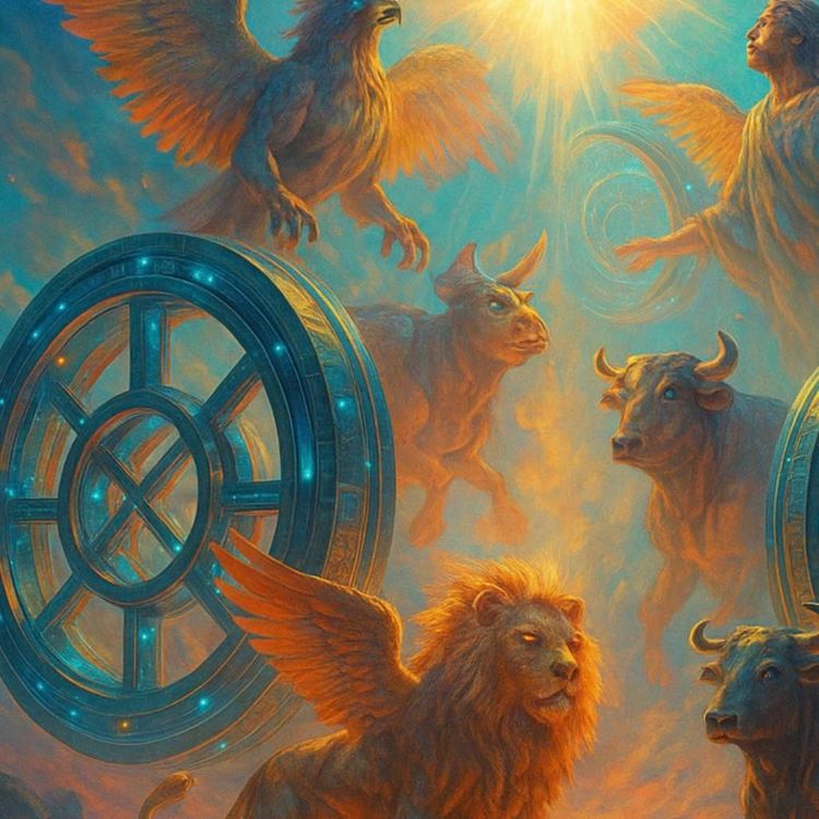 cover art for Hesekiels syner -  Verkliga rymdskepp eller andliga tolkningar 