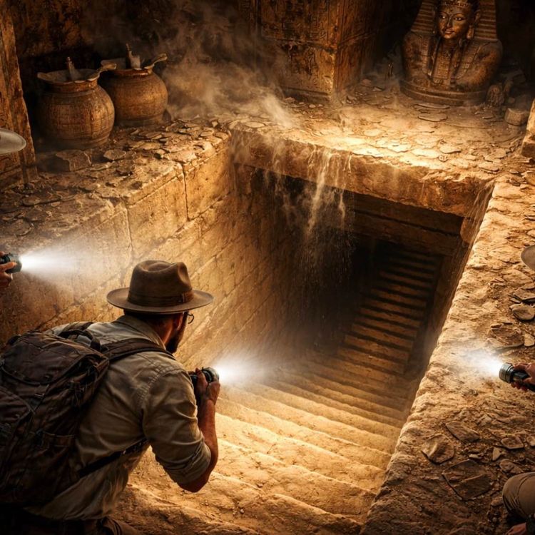 cover art for Dolda trappor i egyptiska gravar