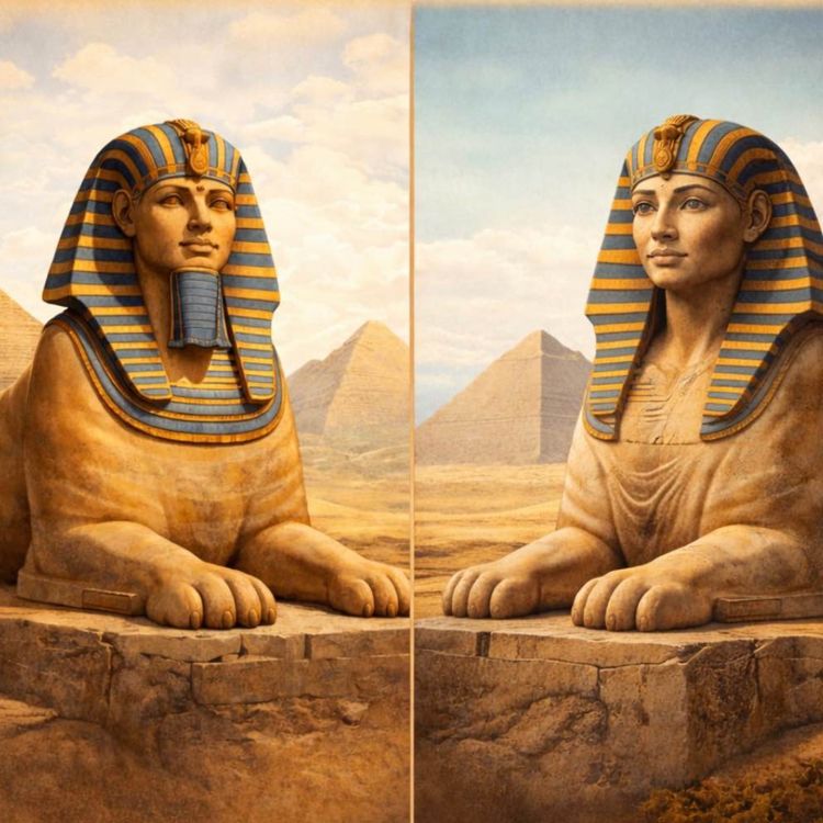 cover art for Var sfinxen egentligen en kvinna