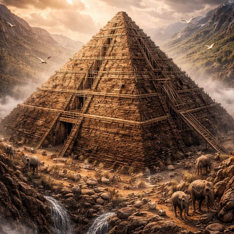 cover art for Ur arkivet - Vem var Noa och var noaks ark en pyramid?