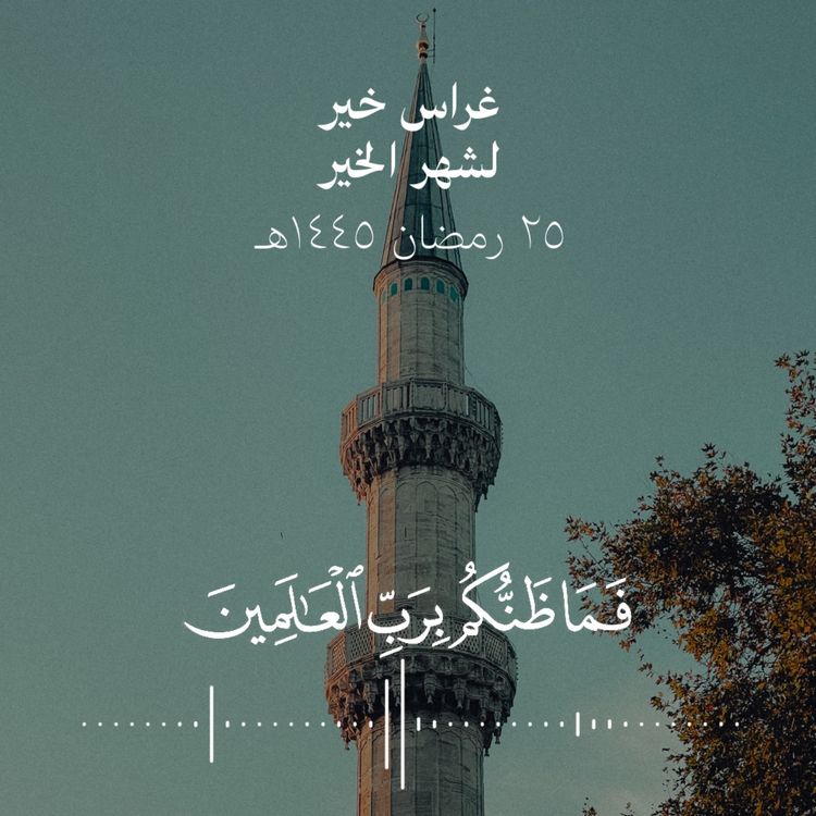 cover art for فما ظنّكم برب العالمين