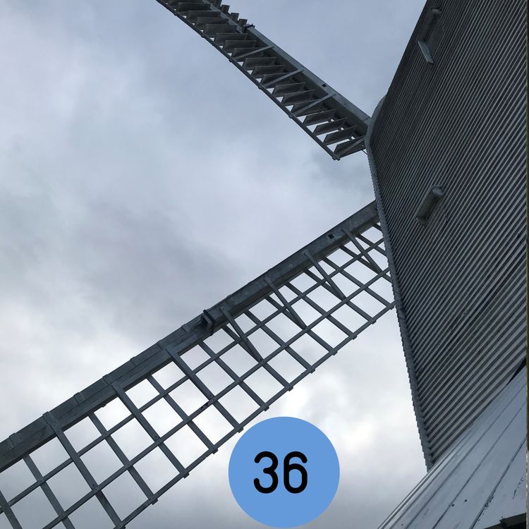 cover art for 36: The windmill at Charlwood, looking ahead to a local carnival, and looking back at Reigate Priory FC’s season