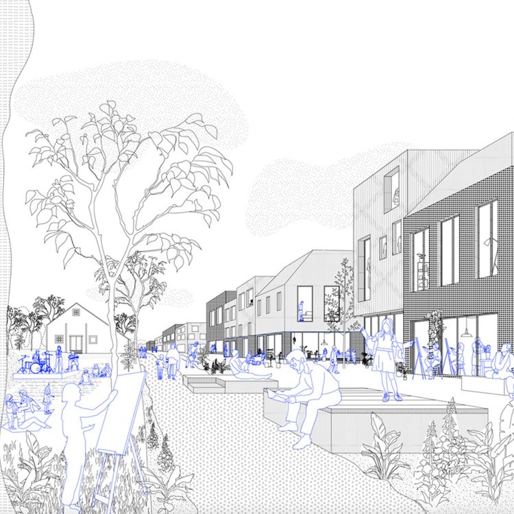 cover art for In-between_A conceptual vision for Järva