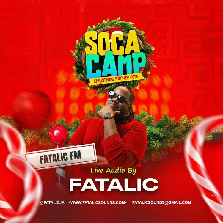 cover art for Fatalic FM: Live from Soca Camp Christmas Pop Up (Dec. 2025)