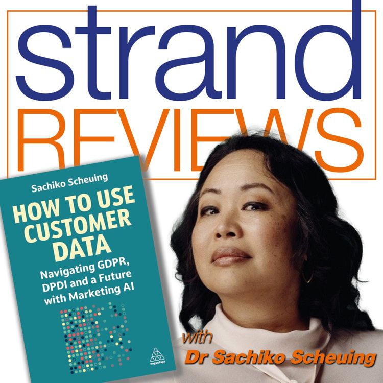 cover art for How to Use Customer Data, with the author, Dr Sachiko Scheuing