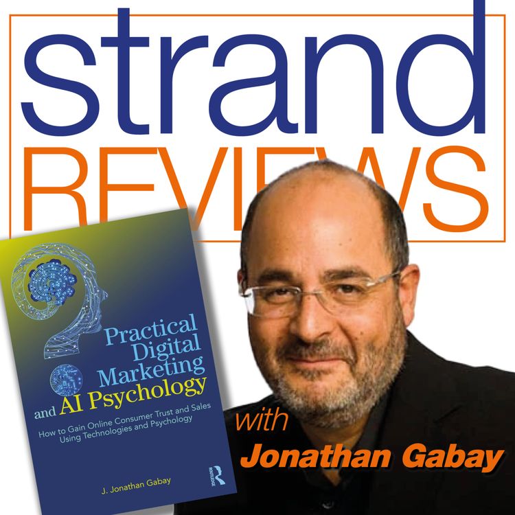 cover art for Practical Digital Marketing and AI Psychology, with the author, Jonathan Gabay