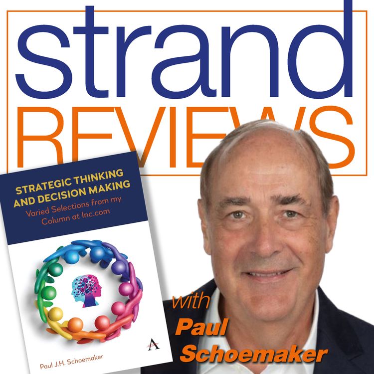 cover art for Strategic Thinking and Decision Making, with the author, Paul Schoemaker