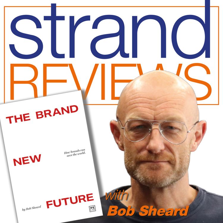 cover art for The Brand New Future, with the author, Bob Sheard