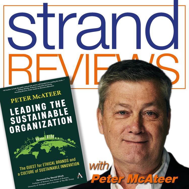 cover art for Leading the Sustainable Organization, with the author, Peter McAteer