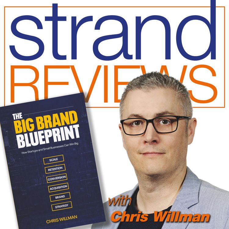 cover art for The Big Brand Blueprint, with the author, Chris Willman