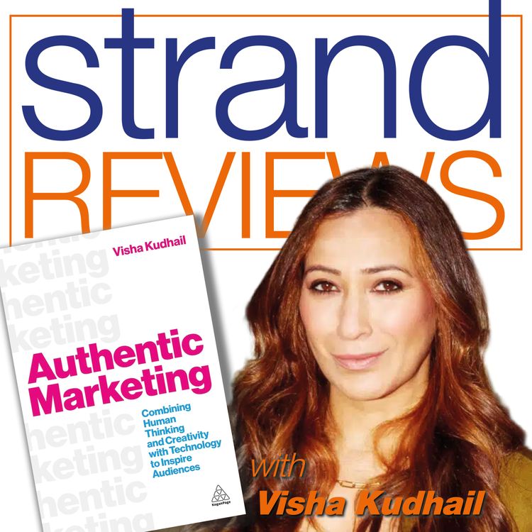 cover art for Authentic Marketing, with the author, Visha Kudhail