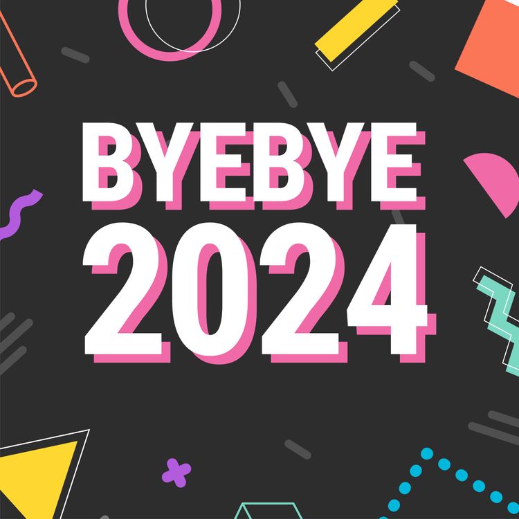 cover art for 2024: TOP 5, FLOP 5, Birnen, Äpfel & Missy Elliot.