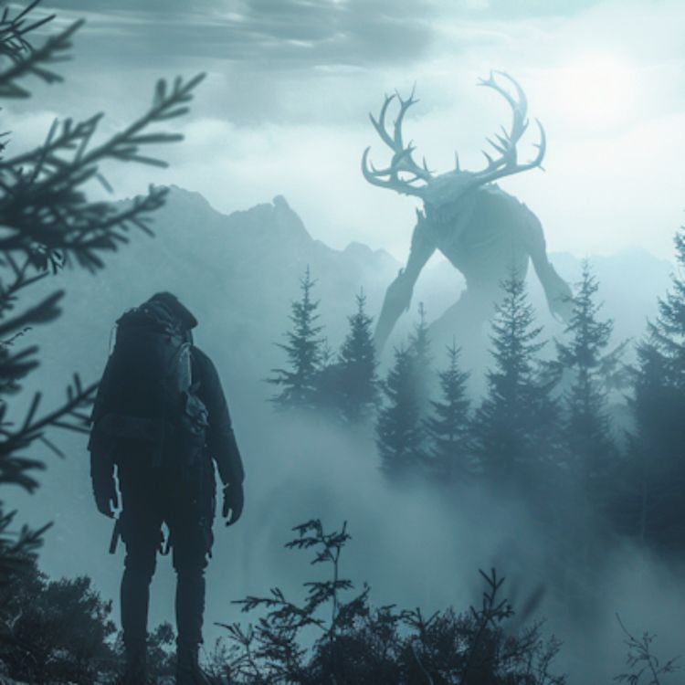 cover art for 14 TRUE SCARY CRYPTID & CREATURE ENCOUNTER HORROR STORIES (DOGMAN,BIGFOOT,SKINWALKER)