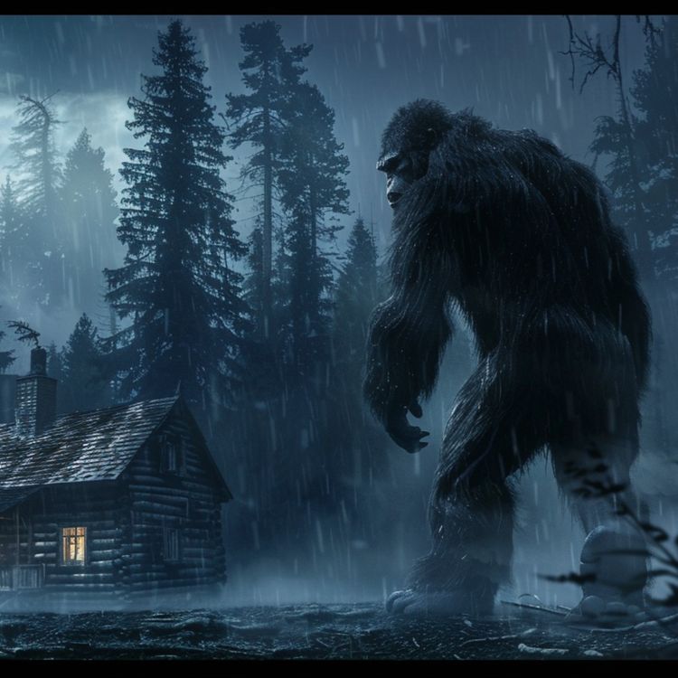 cover art for 24 TRUE SCARY DEEP WOODS & CRYPTID HORROR STORIES (DOGMAN,BIGFOOT,SKINWALKER)