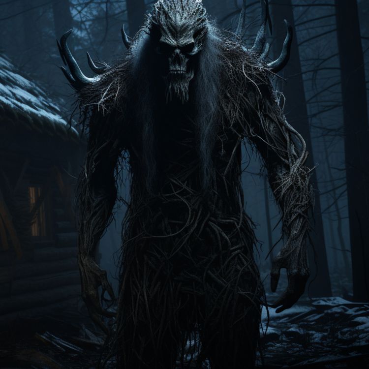 cover art for 9 TRUE SCARY CRYPTID ENCOUNTER HORROR STORIES (WENDIGO,DOGMAN,BIGFOOT,SKINWALKER,WEREWOLF)