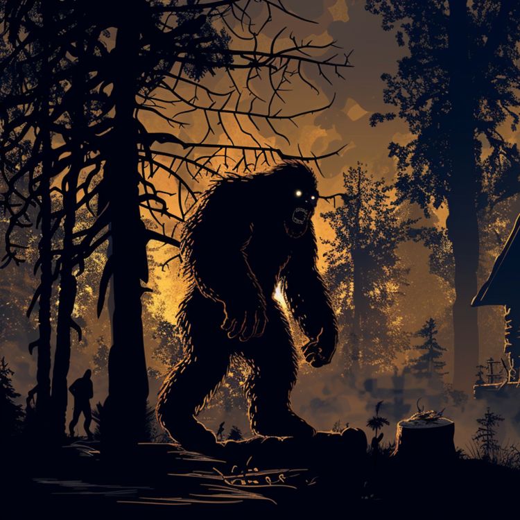 cover art for 10 TRUE SCARY DEEP WOODS & CRYPTID HORROR STORIES (WENDIGO,DOGMAN,BIGFOOT,SKINWALKER,WEREWOLF)