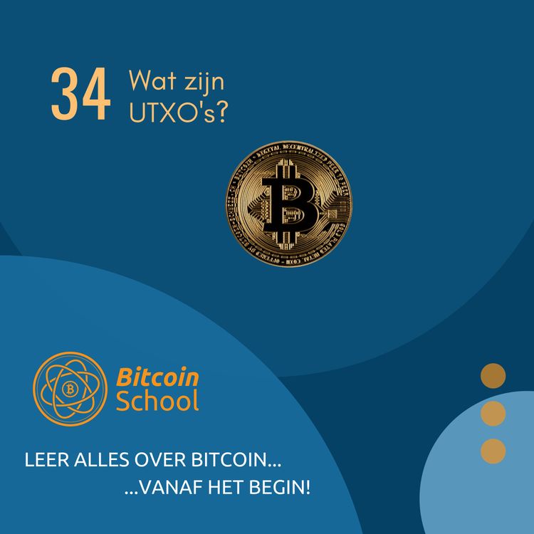 cover art for Les 34 - Wat zijn Bitcoin UTXO's