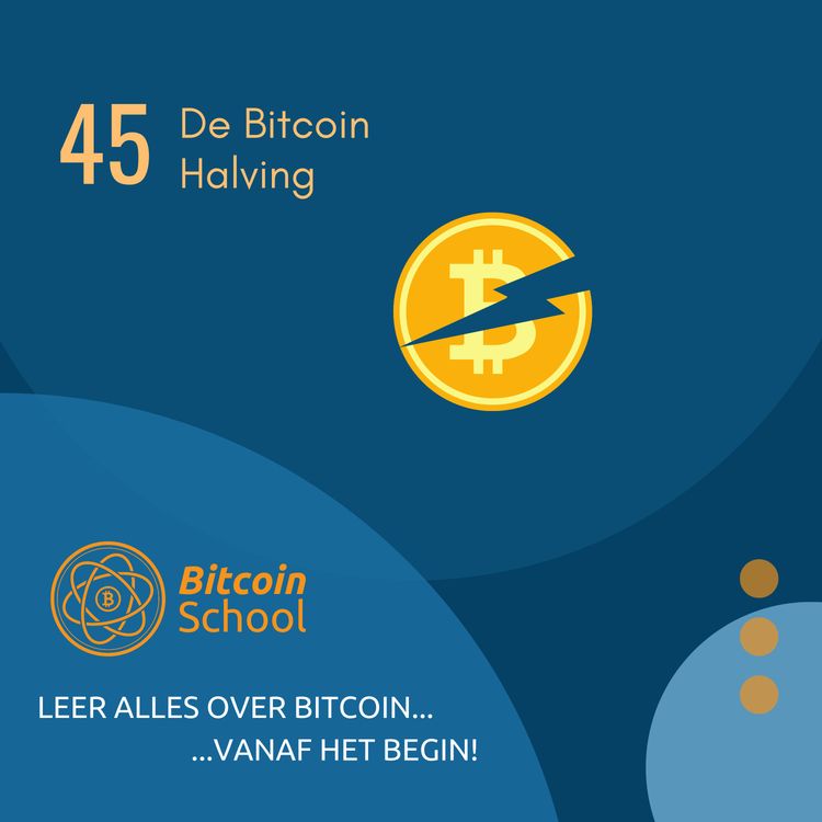 cover art for Les 45 - De Bitcoin Halving