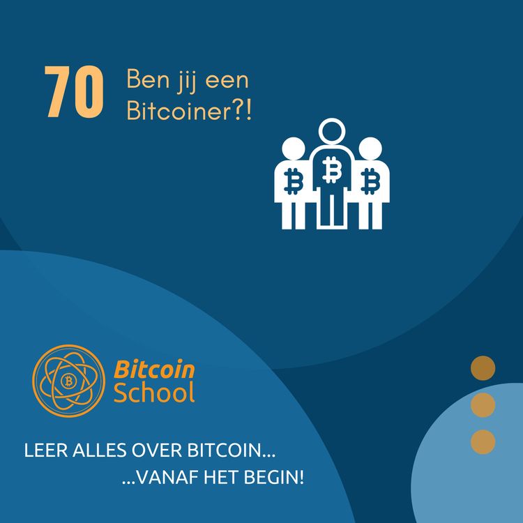 cover art for Les 70 - Ben jij een Bitcoiner?