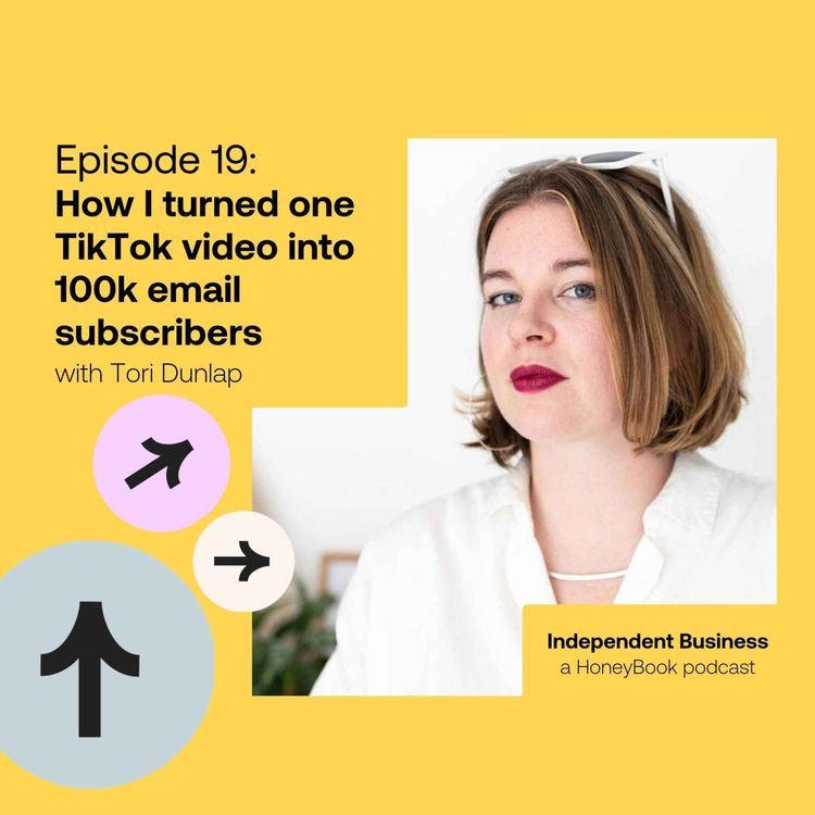 cover art for 19: Turning one TikTok video into 100k subscribers with Financial Feminist Tori Dunlap